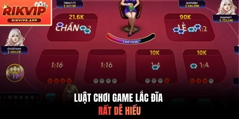 Luật chơi game xóc đĩa rất dễ hiểu